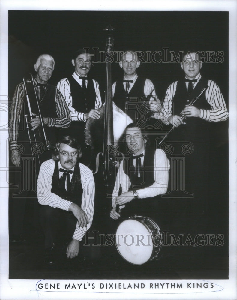 1974 Gene Mayl&#39;s Dixieland Rhythm Kings Music Band - Historic Images