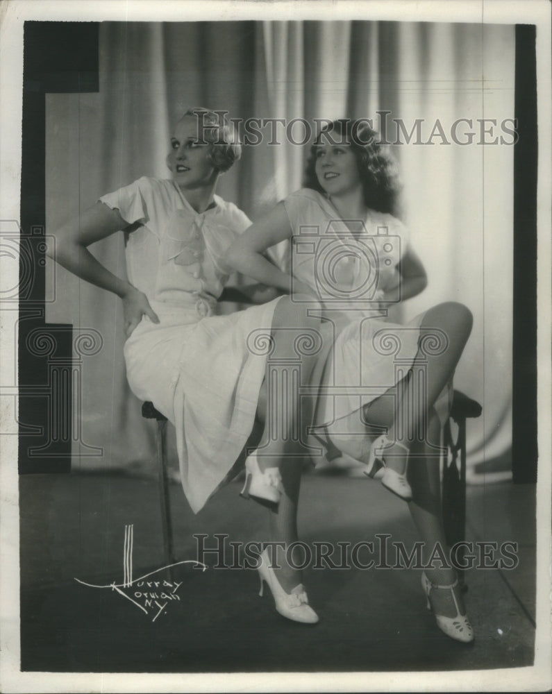 1932 Jane Katherine Lee entertainers show practice home - Historic Images