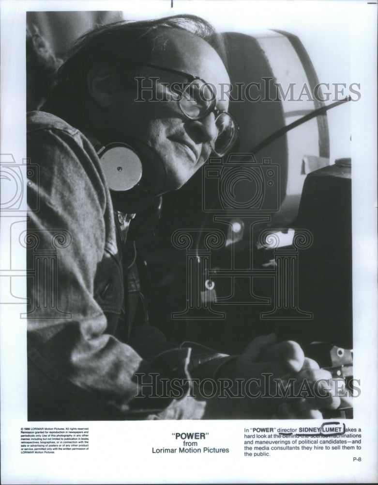  Power director Sidney Lumet political Media machinations Scene - Historic Images