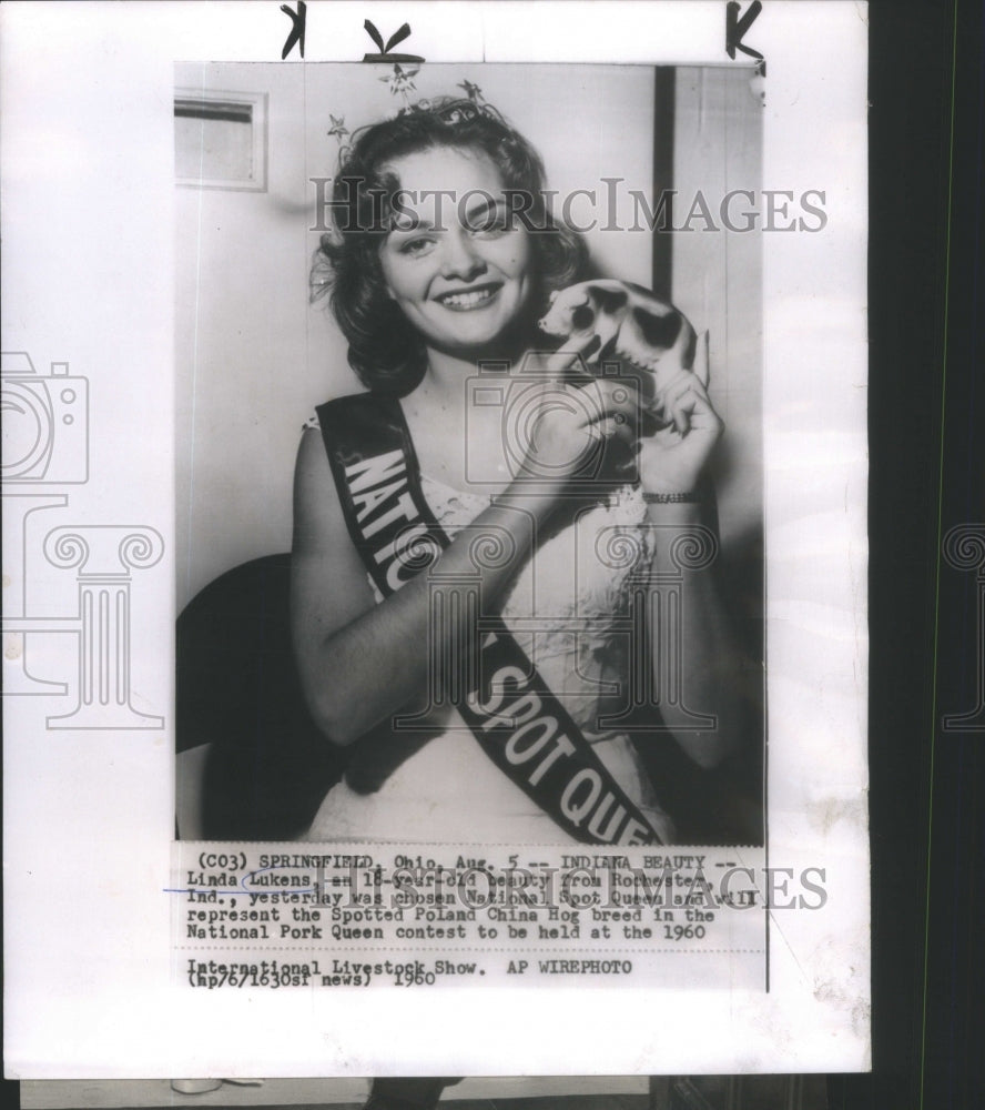 1949 Fredda Duncombe Linda Lukens National Spot Queen Jack Lynch - Historic Images