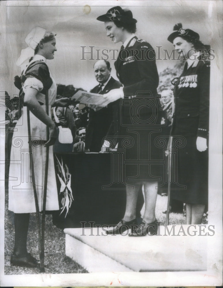 1954 Princess Margaret Barbara Goodyear Certificate of Merit. - Historic Images