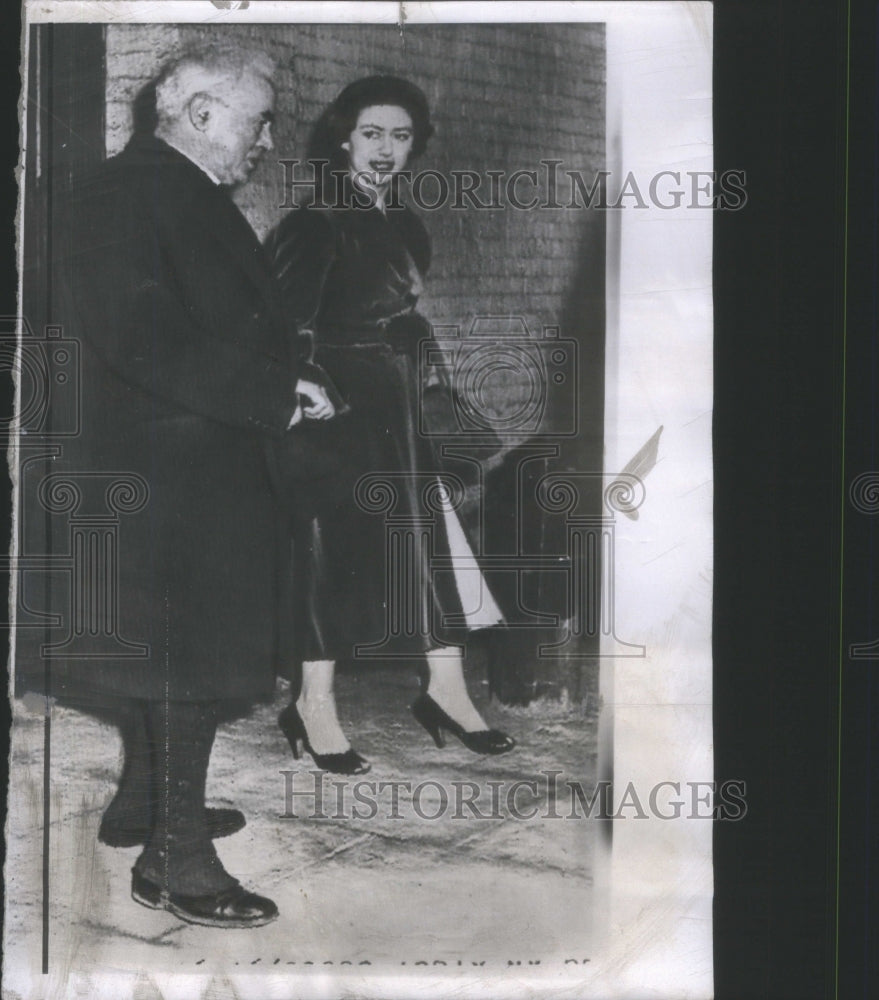 1956 Princess Margaret Dean Walter Matthews St. Paul&#39;s Cathedral - Historic Images