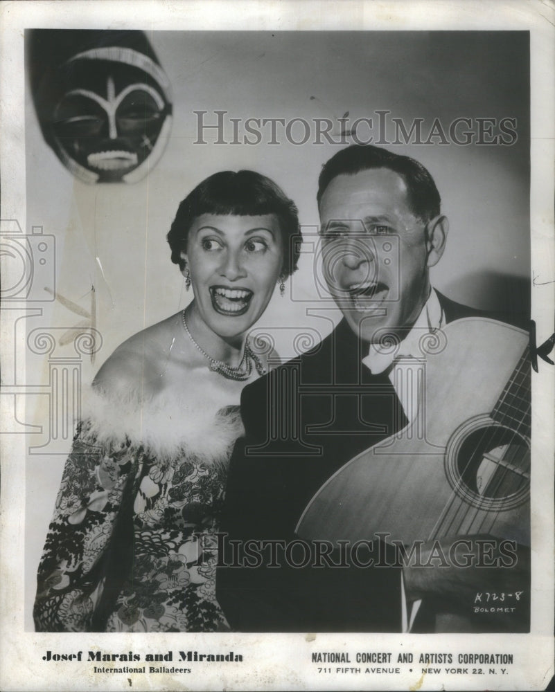 1955 Joseph Marais South African Miranda Balladeers - Historic Images