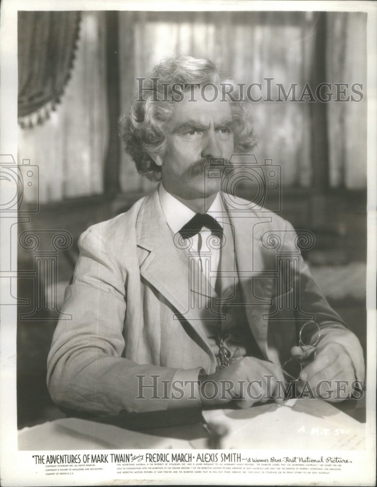 1945 Fredric March Adventure Mark Twain - Historic Images