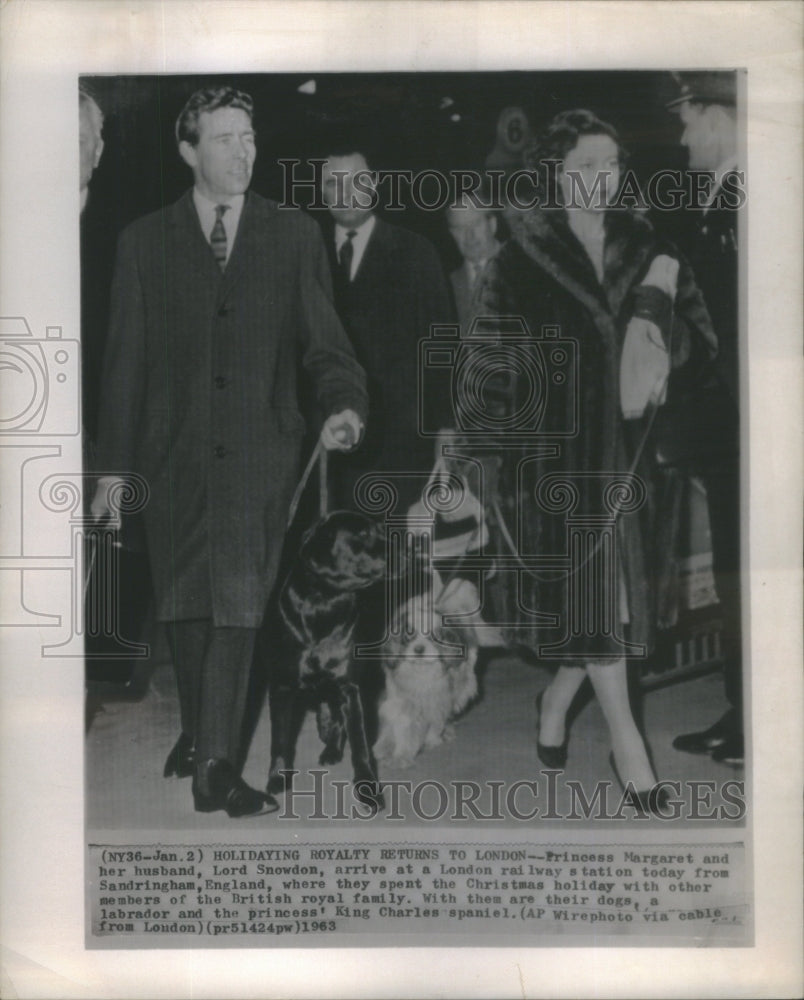 1963 Princess Margaret Husband Lord Snowdon - Historic Images