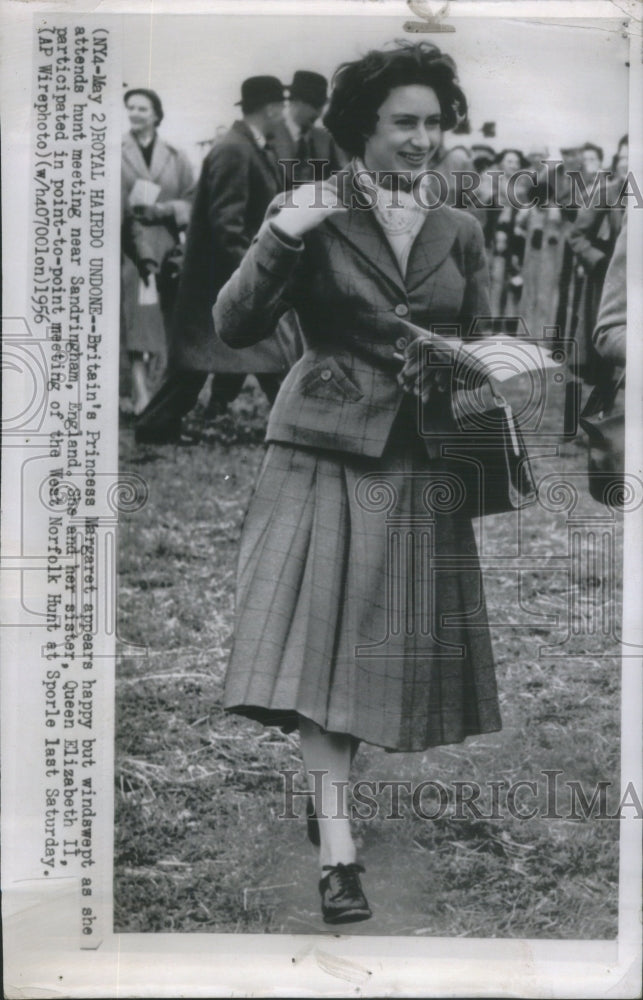 1956, Britain Princess Margaret Sandringham England- RSA99615 - Historic Images