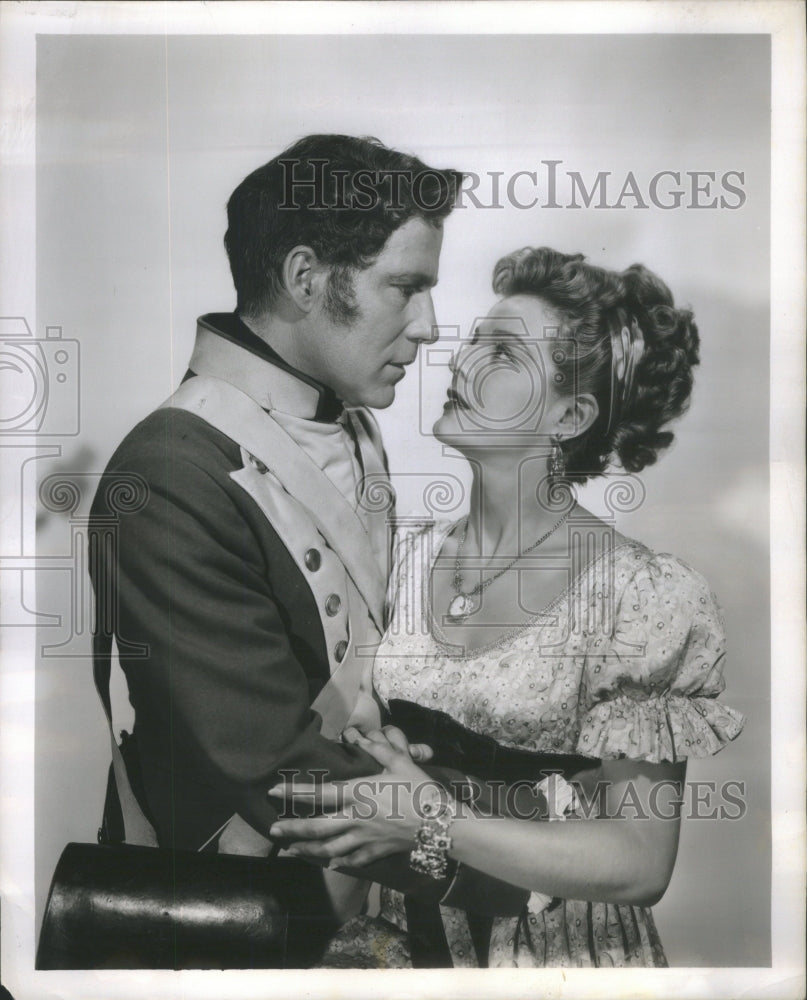 1954 Hugh Marlowe Marjorie Lord Her Kind of Honor - Historic Images