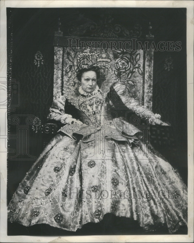 1959 Eva Le Gallienne Mary Stuart - Historic Images