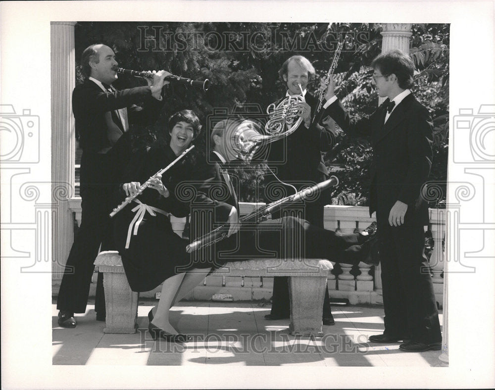 1982 Press Photo The Da Capo Wind Quintet - Historic Images