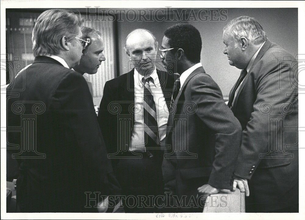 1988 Press Photo PUC hearing in Denver. - Historic Images