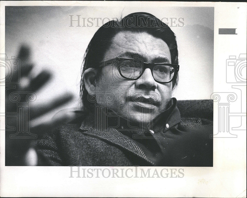 1973 Press Photo Vine Peloira, Indian Spokesperson - Historic Images