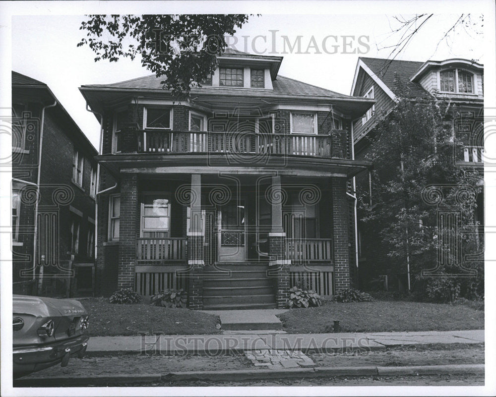 1967 Press Photo William Dalton was arrested at this house. - Historic Images