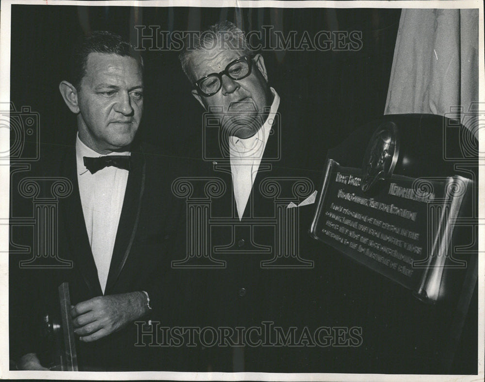 1965 Press Photo Bill Daniels, &amp; Fred Stevenson - Historic Images