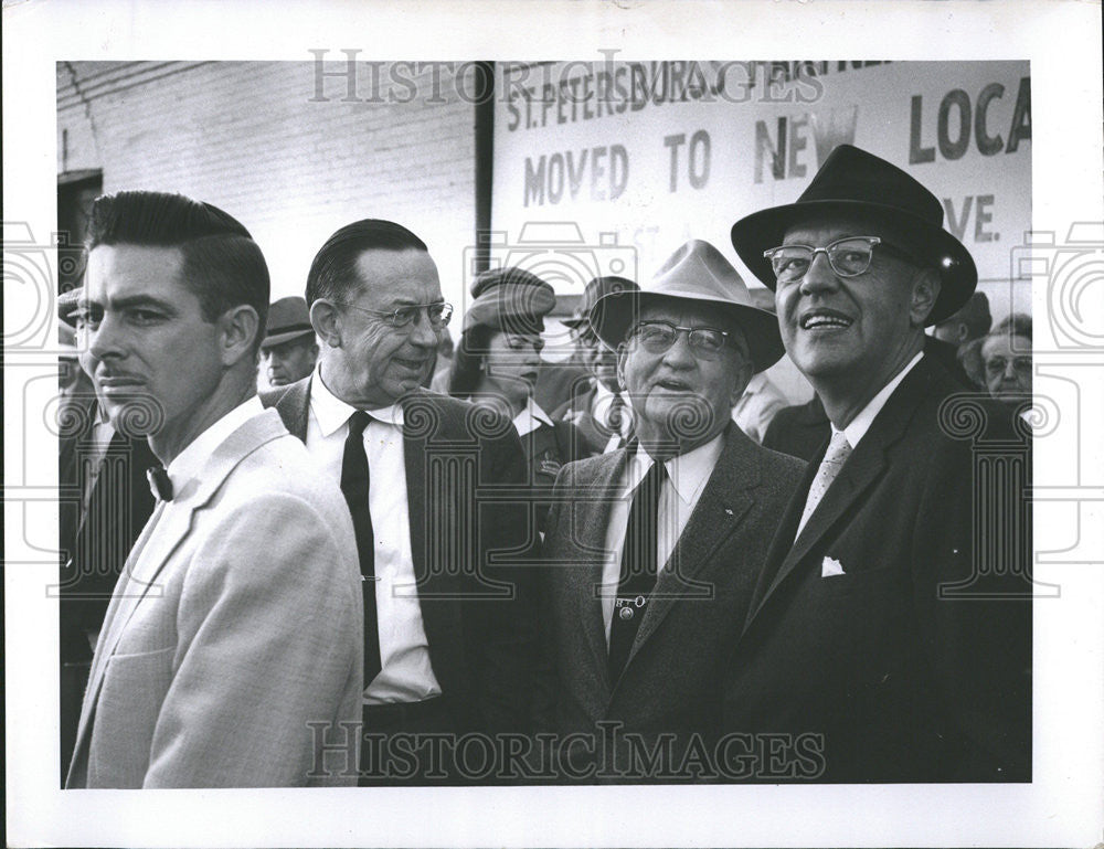 Press Photo Elonc Robinson Ray Chase Aucdon Dugan Jack Rammsdell - Historic Images