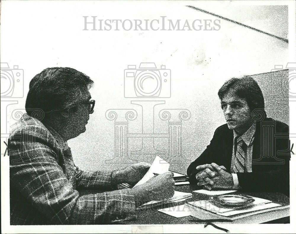 1981 Press Photo Dane Balanger Employment - Historic Images