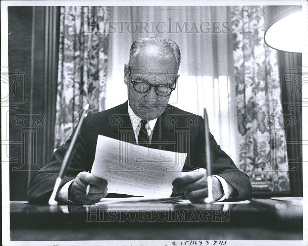 1964 Press Photo Harry B. Cunningham - Historic Images