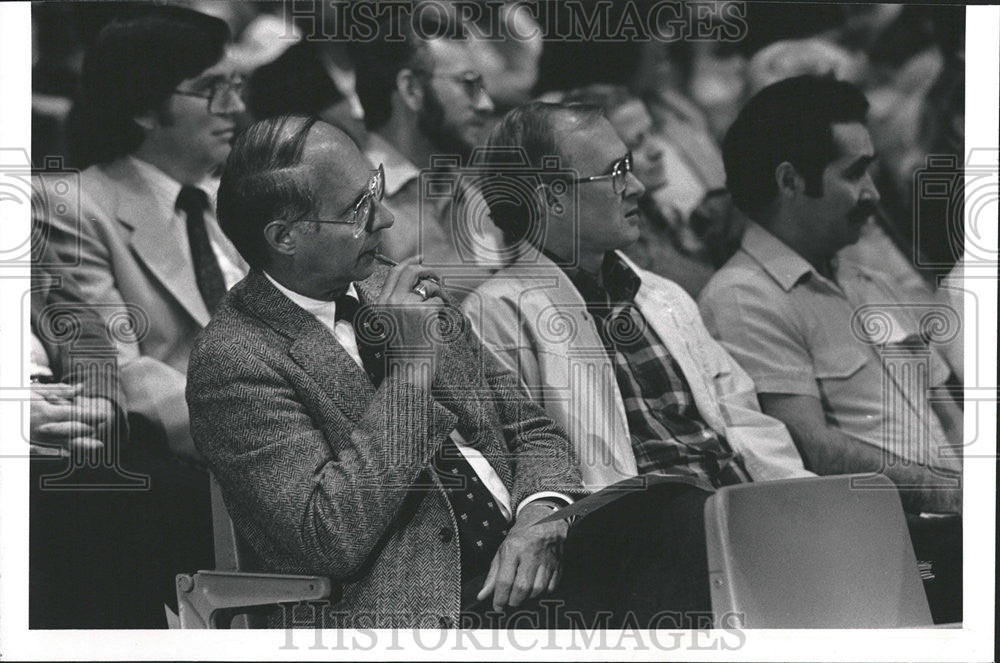 1983 Press Photo Richard Eslinger Denver Area Educator - Historic Images