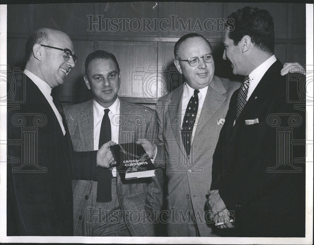 Press Photo Businessmen Benji Epstein, Luis Miniani and Marten Sobel - Historic Images