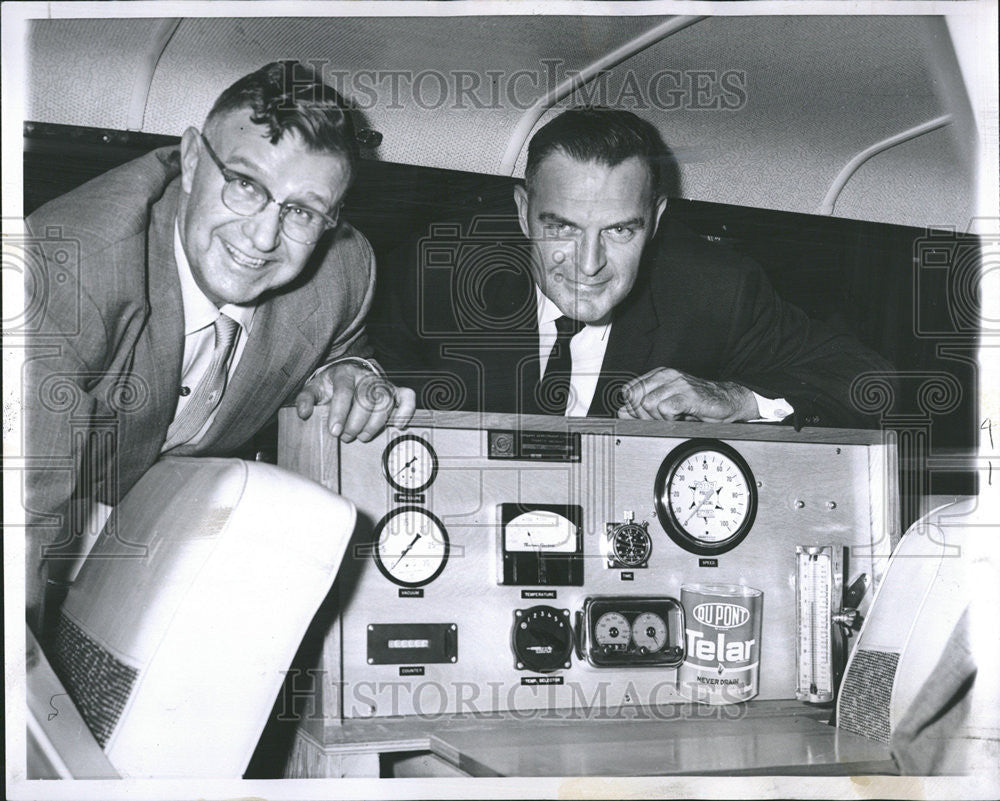 1960 Press Photo Driver Charles J. Espich Navaja Freight Lines Denver - Historic Images