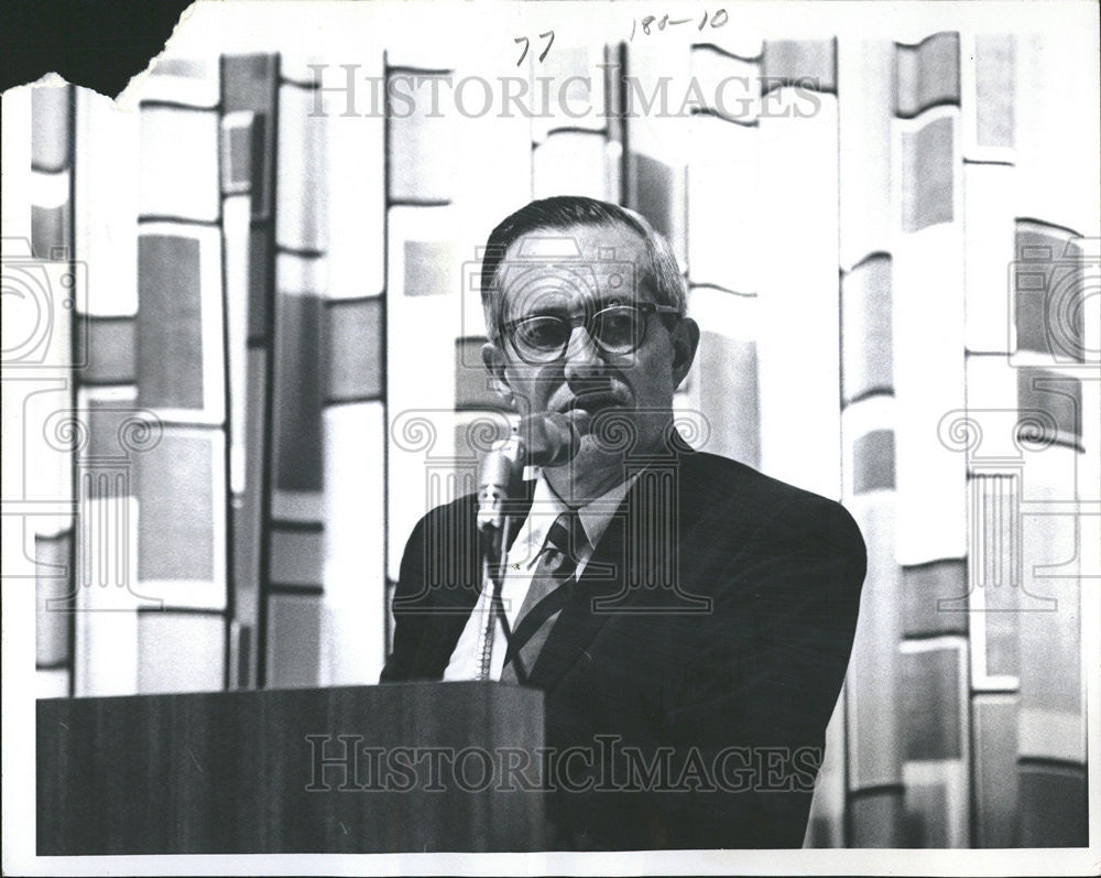 1972 Press Photo James M. Erdman (History Professor) - Historic Images