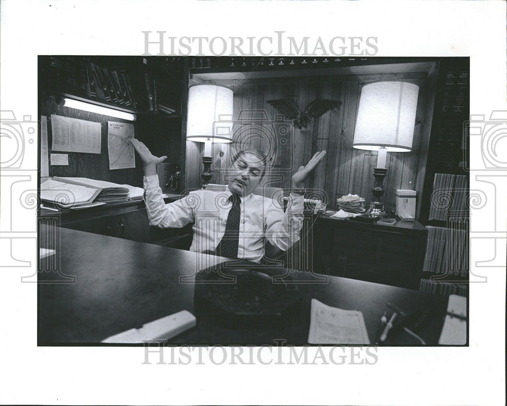 1981 Press Photo Edward Essay Jr. (Attorney) - Historic Images