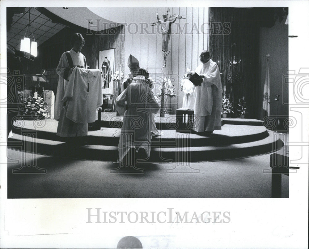 1978 Press Photo William Lawrence Adams ordained into the priesthood - Historic Images