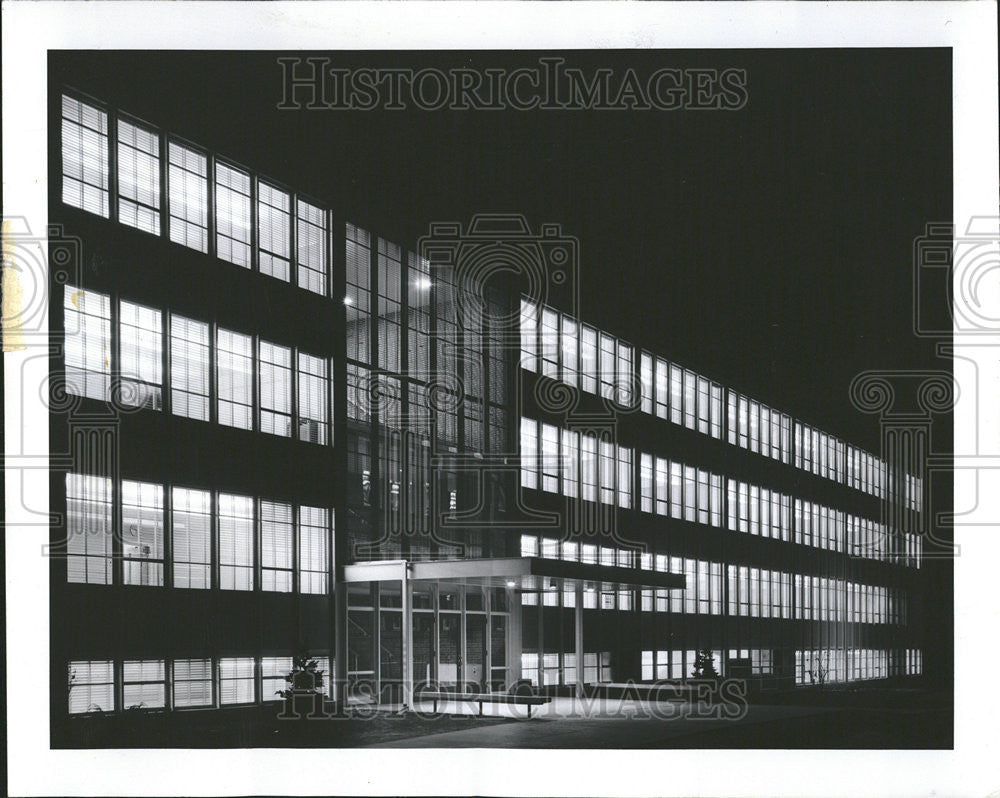 1957 Press Photo Schroeder Hall at Illinois State Normal University - Historic Images