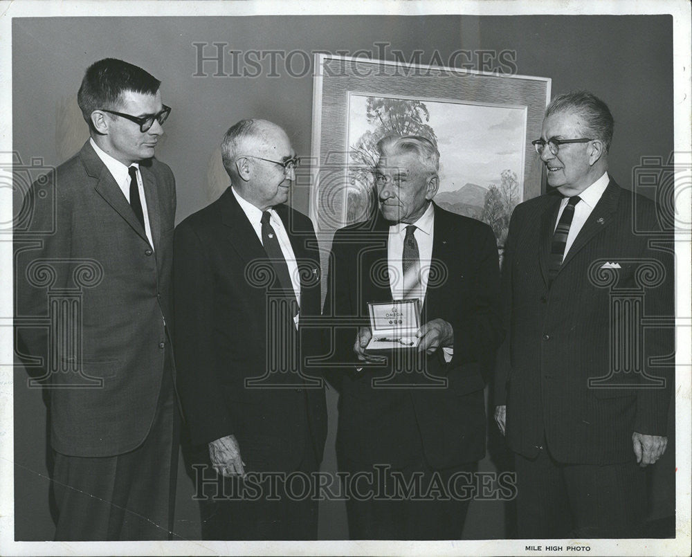 1966 Press Photo Emil F. Johnson, Director First Federal Savings &amp; Loan - Historic Images
