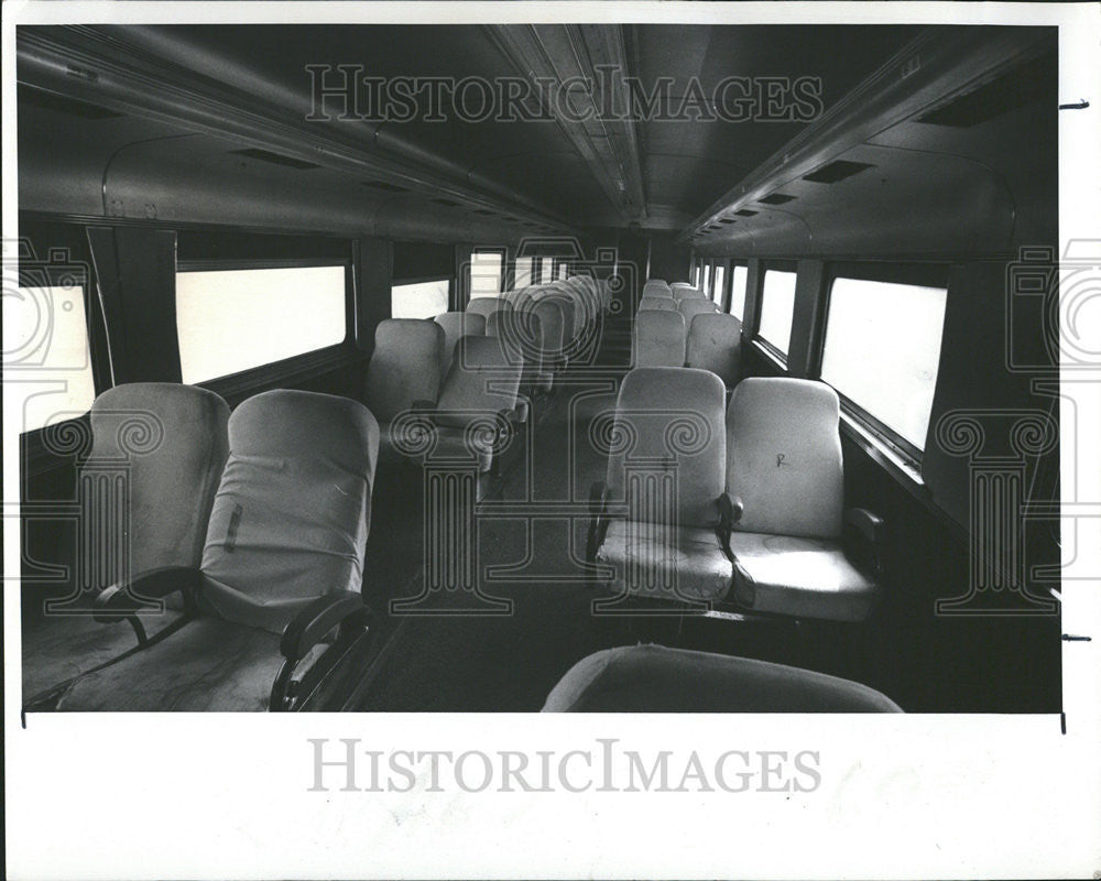 1977 Press Photo Seats - Historic Images