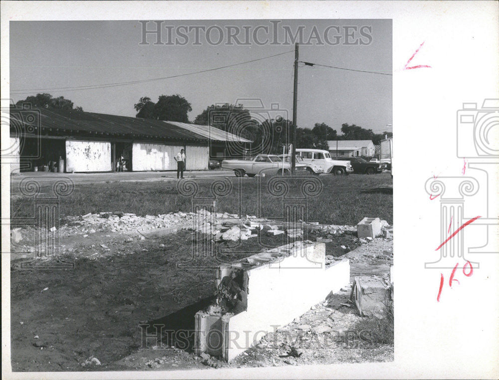 1969 Press Photo Seaboard Coast Line Railroad Clearwater Florida - Historic Images