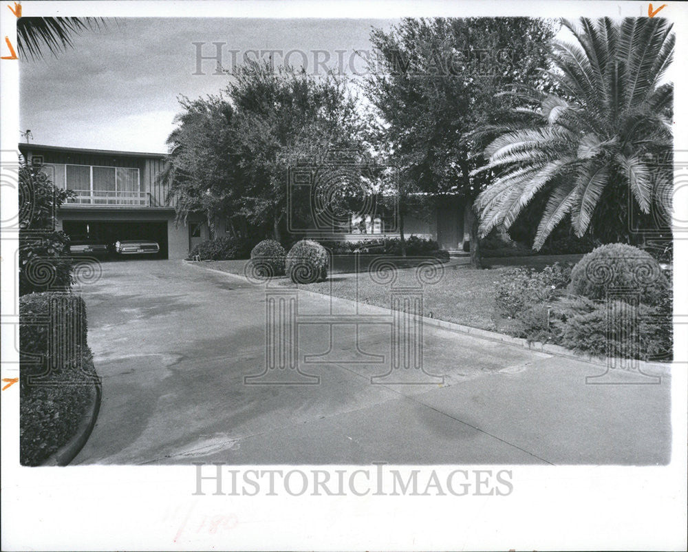 1969 Press Photo Mrs. Harold W. Abell St. Petersburg Florida - Historic Images