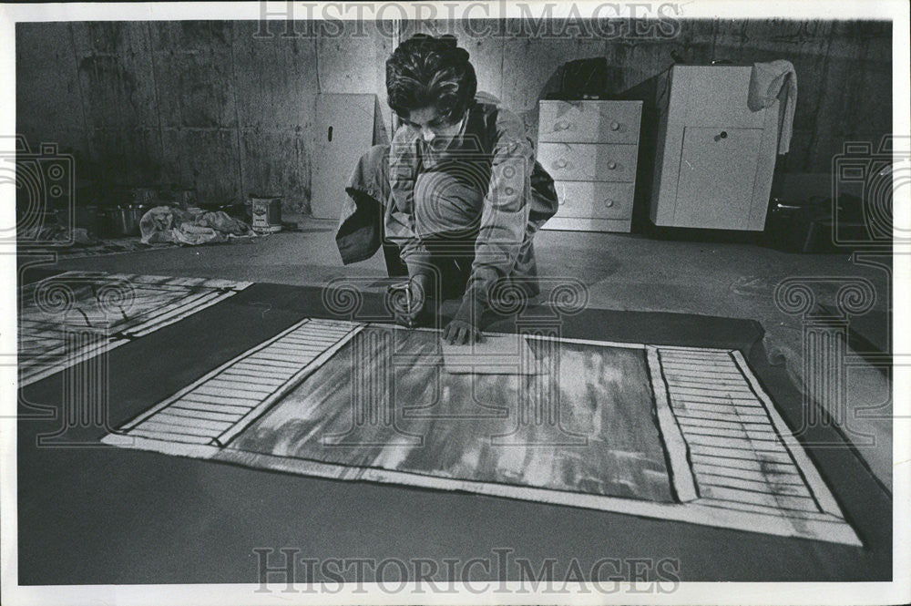 1972 Press Photo Mrs. John Flobeck Graland Country Fair - Historic Images