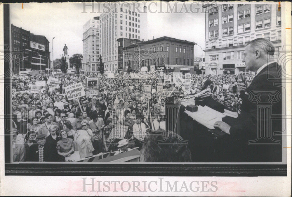 1968 Press Photo Poland Counterpuncher Agnew Muskie Territory House GOP Gerald - Historic Images