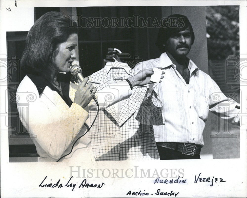 1978 Press Photo Nurudin Veerjee Seminole Aaron Linda Ley - Historic Images