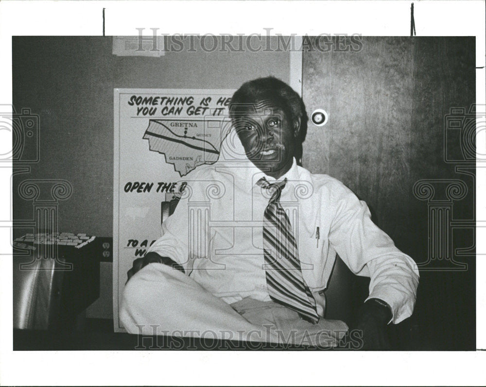 1987 Press Photo Eddie lee Atkins - Historic Images