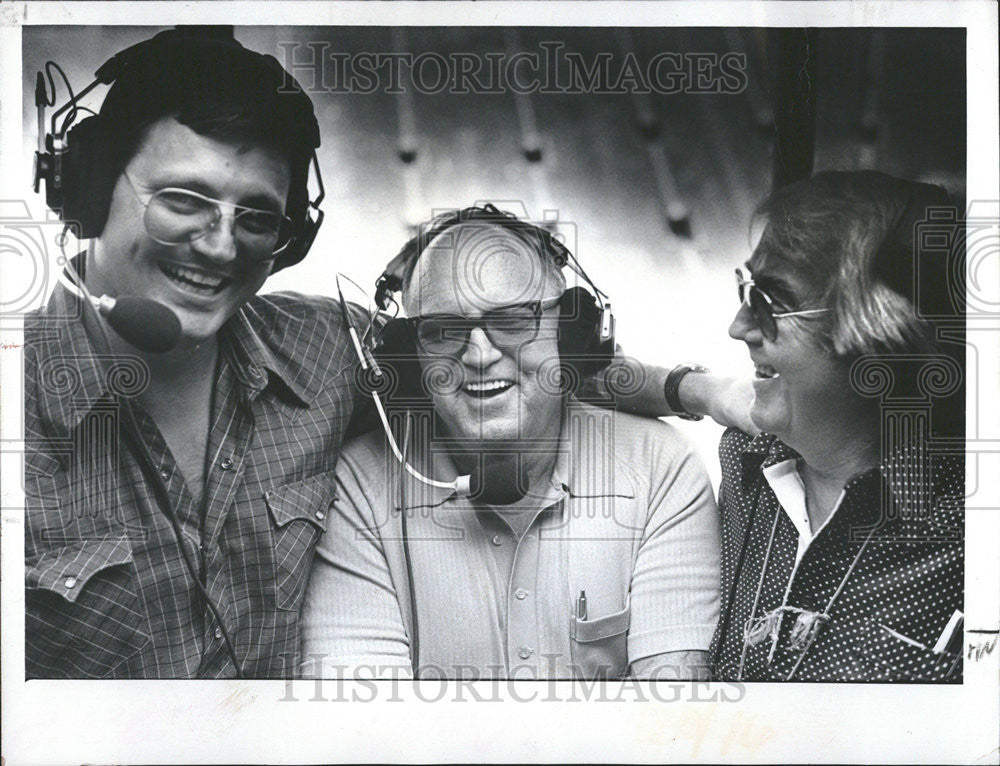 1980 Press Photo Sportscaster Fred Abbott, Gators' Voice - Historic Images