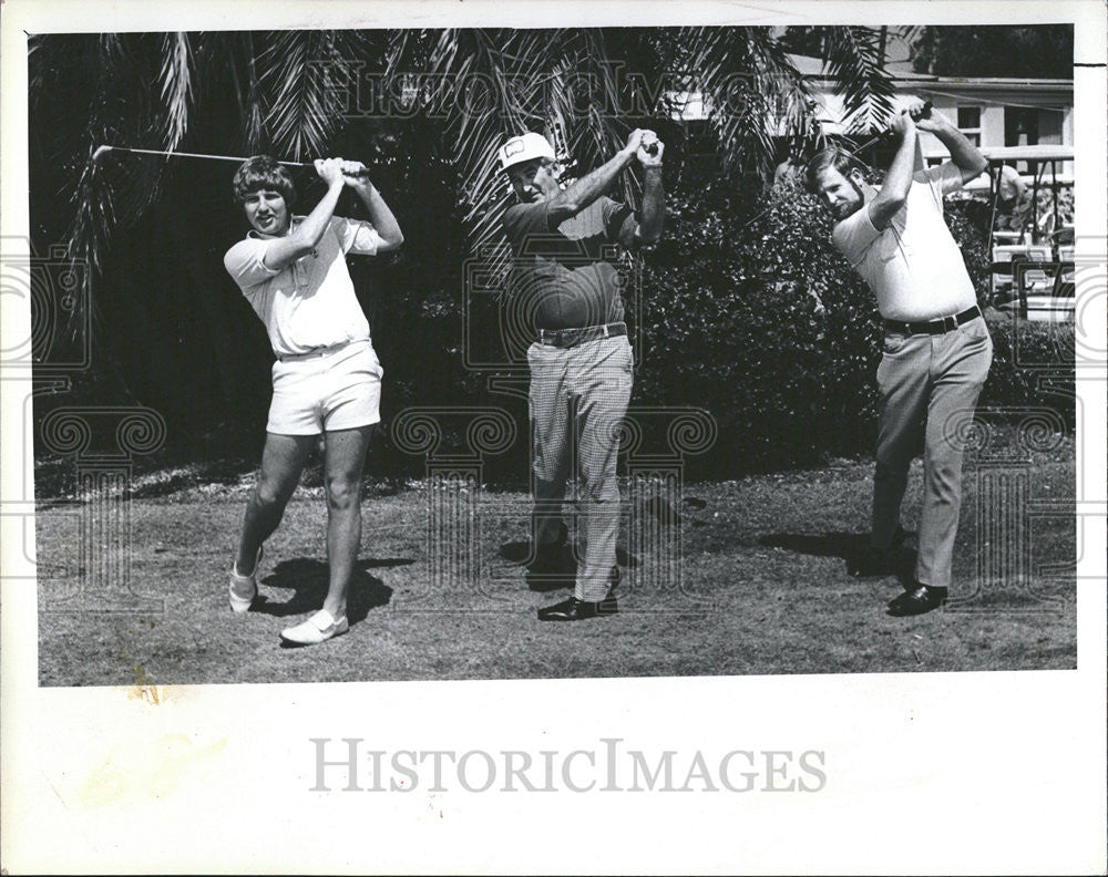 1979 Press Photo Jim Bob Dave Ahern Show  Pelican Country Club Champion Boston - Historic Images