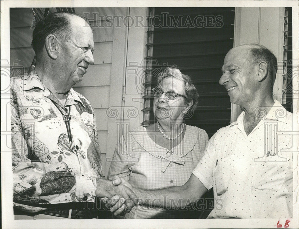 1958 Press Photo Col Samuel Jay Adams New President Petersburg Pioneers - Historic Images