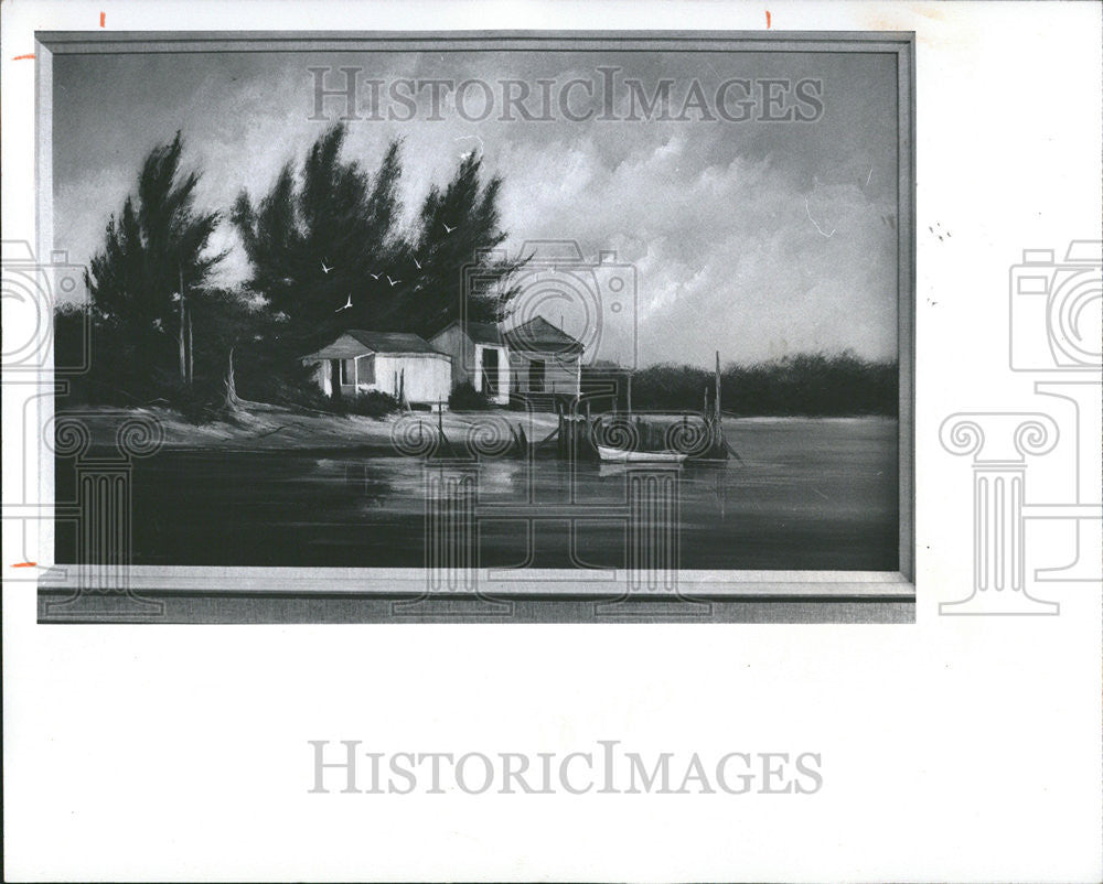 1975 Press Photo Neil Adamson (Artist) - Historic Images