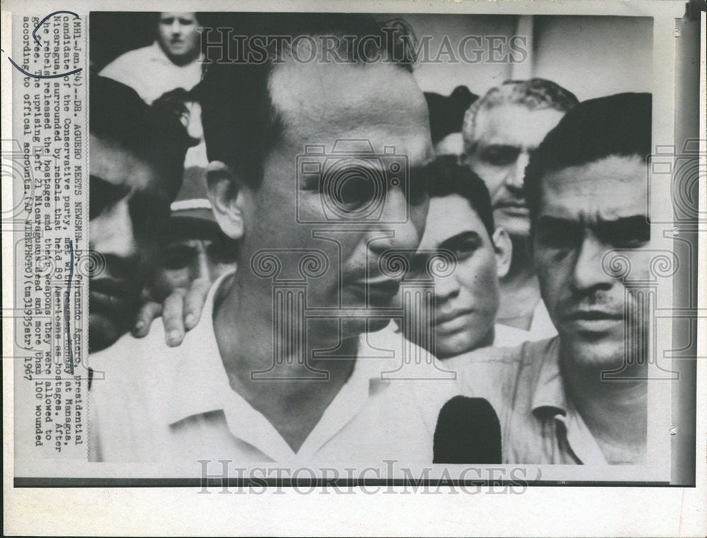 1967 Press Photo Fernando Agurera of Conservative Party - Historic Images