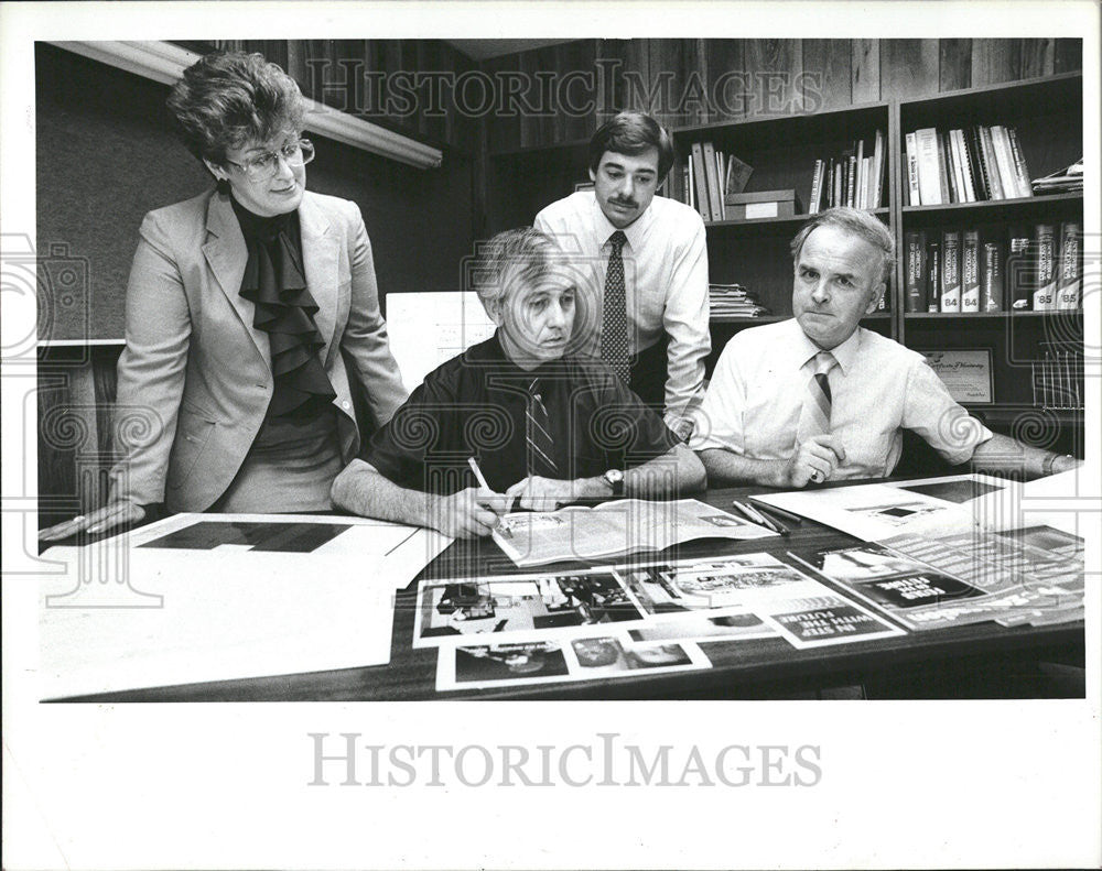 1985 Press Photo Don Adams, Editor ProEducation - Historic Images