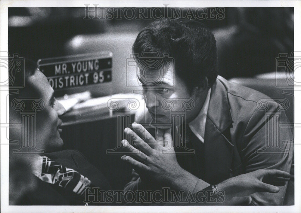 1978 Press Photo Picture of Rep, John Adams. - Historic Images