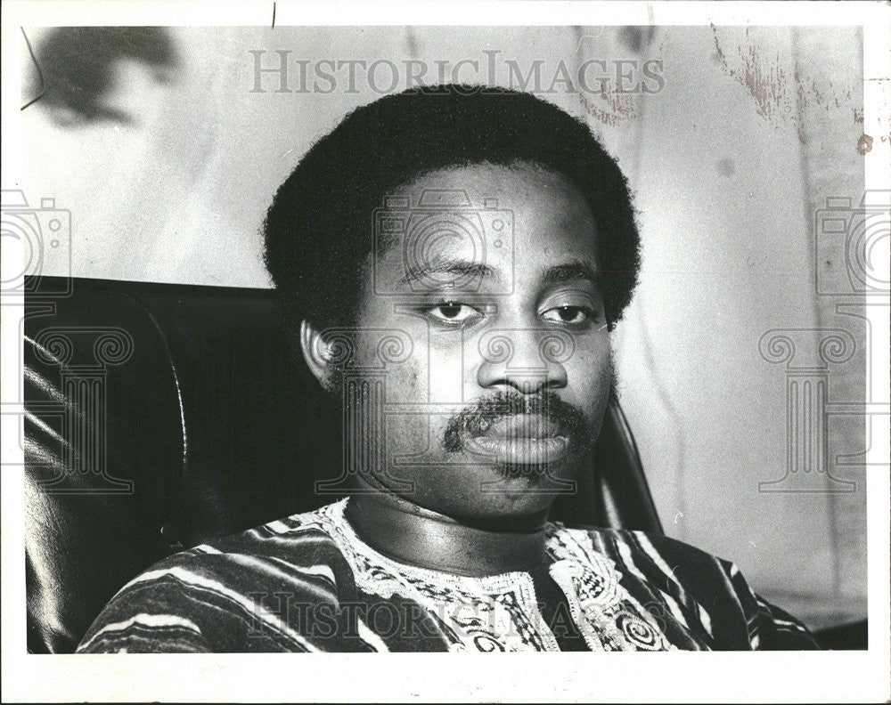 1979 Press Photo John Addaquay Brother In Law General Akwasi Afrifa Executed - Historic Images