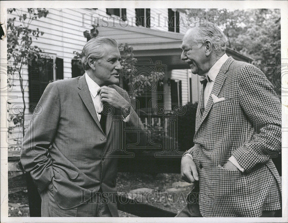 1969 Press Photo Dean Acheson Correspondent Eric Sevareid National Part II Film - Historic Images