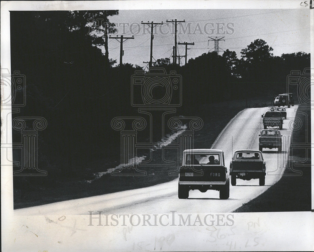 1978 Press Photo Particia Action Wheel Drive Clubs Tampa Bay Area Wednesday - Historic Images