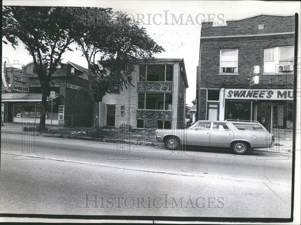 1972 Press Photo Two Luxury apartment building CHA housing site Addison - Historic Images