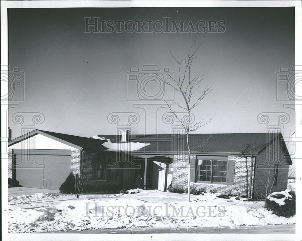 1970 Press Photo Mill Creek Subdivision Ranch Home - Historic Images