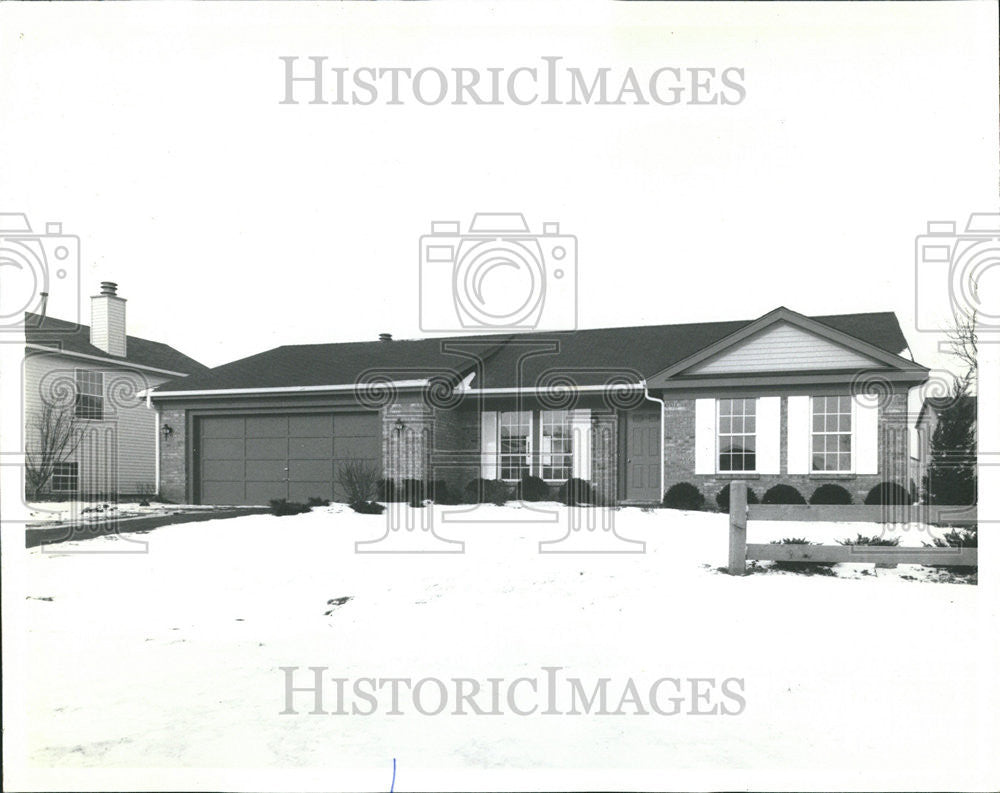 1982 Press Photo Arlington Homes designed expandable room ranch style - Historic Images