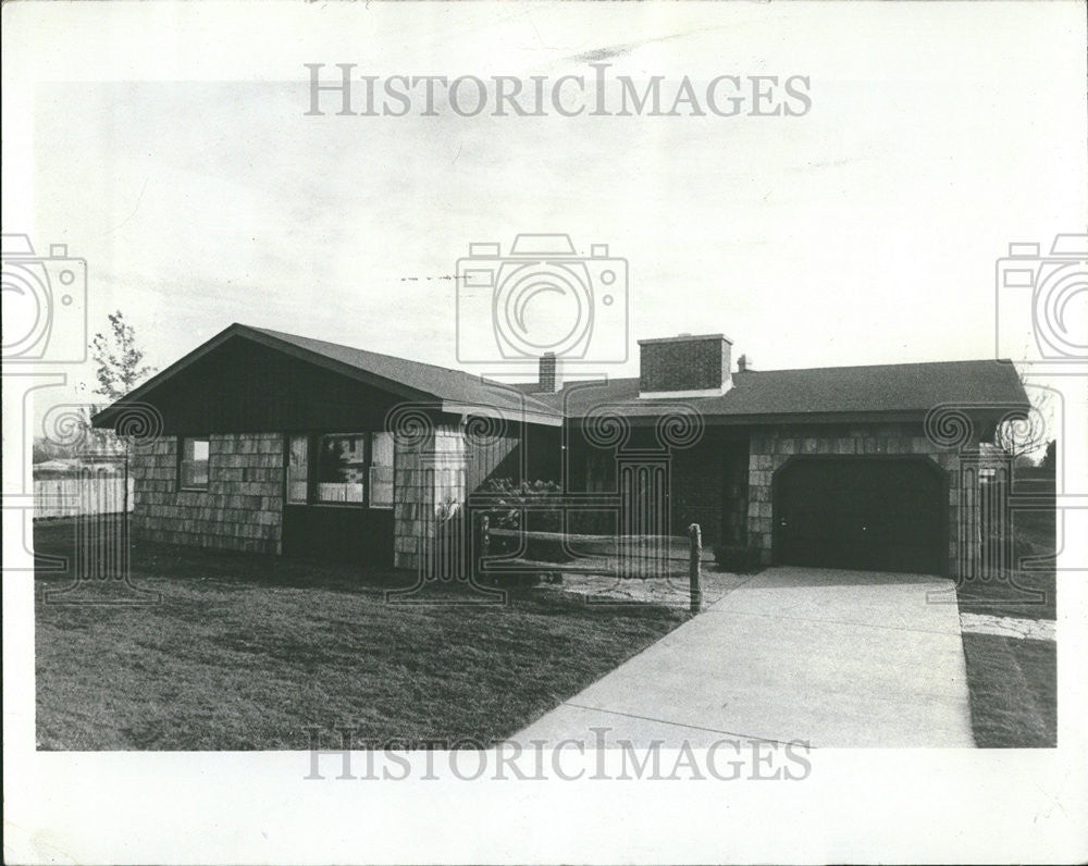 1970 Press Photo Meritex Ballantrae development Buffalo Grove models Furnished - Historic Images