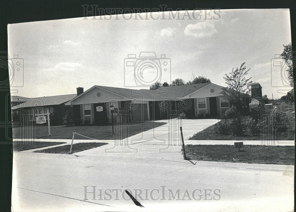 1966 Press Photo Ranch style home Northbrook electronic wonders modern living - Historic Images